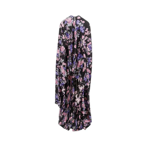 Floral Print Pleated Dress