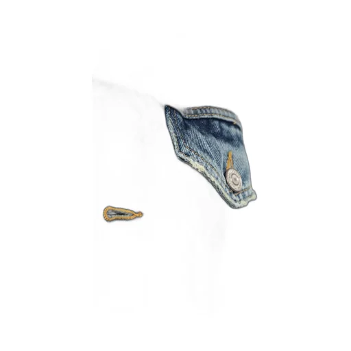 Collared Button-Up Denim Jacket