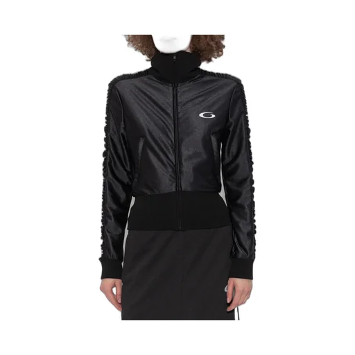 Logo Printed Zip-Up Sweatshirt