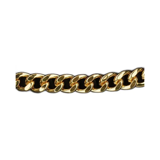 Chunky Chain Pleated Maxi Skirt
