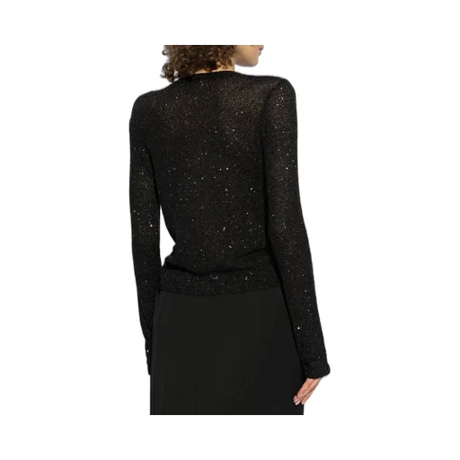 Sequinned Long-Sleeve Top