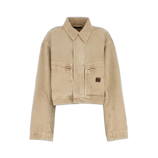 Logo Patch Denim Jacket