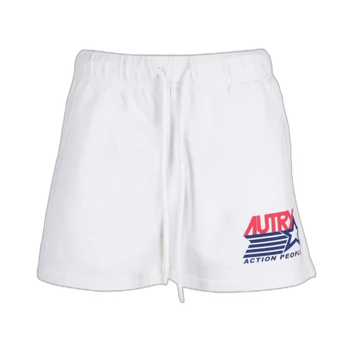 Logo Printed High Waist Shorts