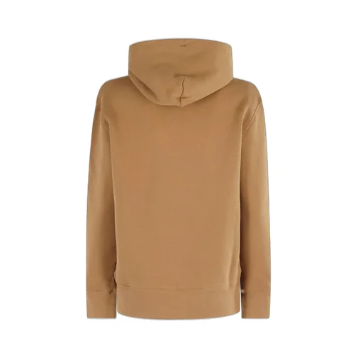 Logo Patch Drawstring Hoodie