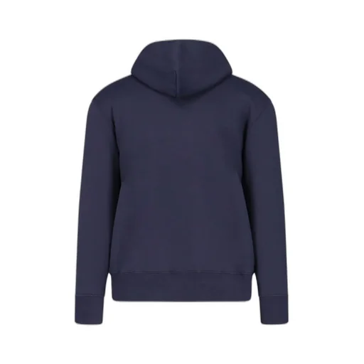 Logo Embroidered Drawstring Hoodie