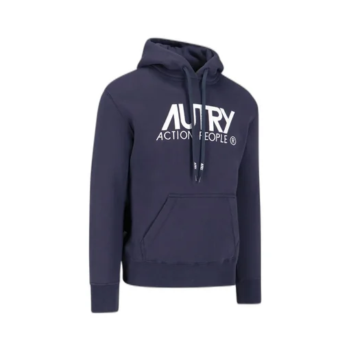 Logo Embroidered Drawstring Hoodie