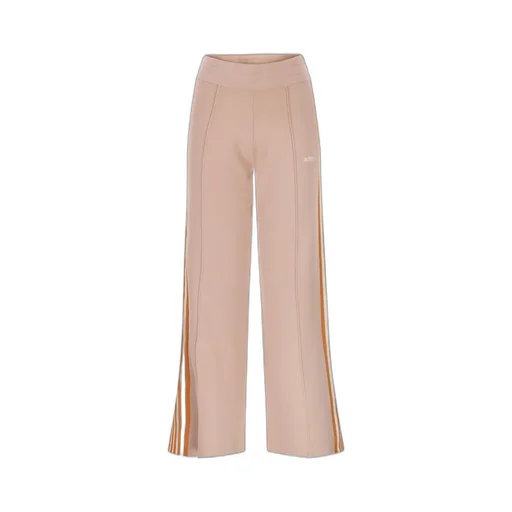 Striped Wide-Leg Track Pants
