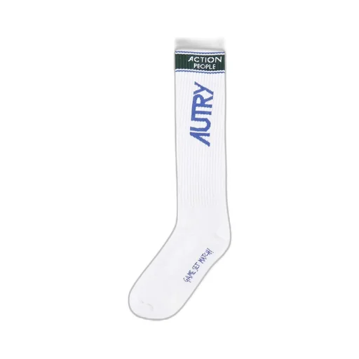 Logo Intarsia-Knit Socks