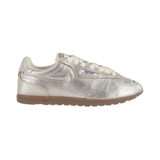 Metallic Low-Top Sneakers