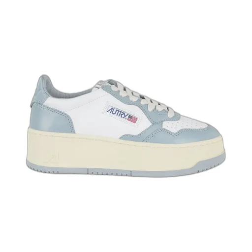Medalist Platform Lace-Up Sneakers