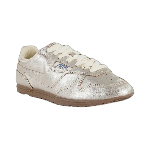Metallic Low-Top Sneakers