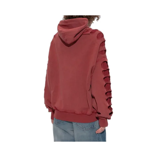 Cut-Out Zip-Up Sweater