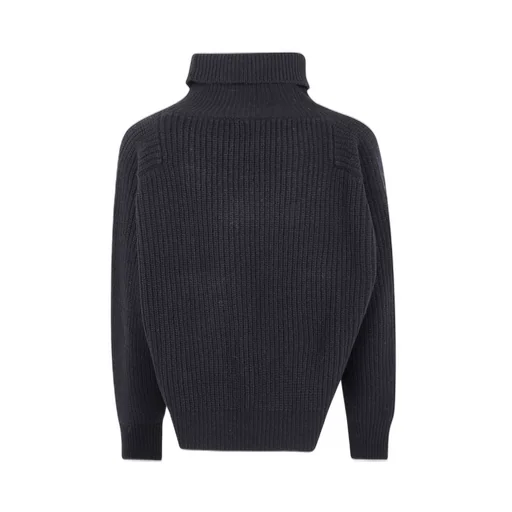 Embroidered High Turtle Neck Knitwear