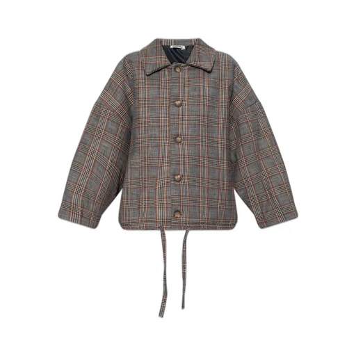 Checked Oversized Jacket