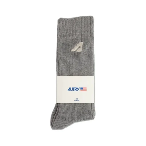 Logo Embroidered Socks