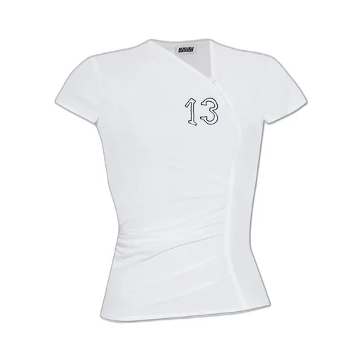 Asymmetric Ruched Top