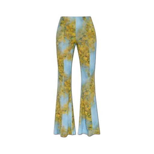 Flared Leg Trousers