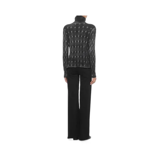 Woven High Neck Knitwear