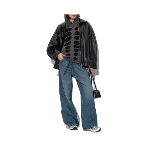 Cut-Out Hooded T-Shirt