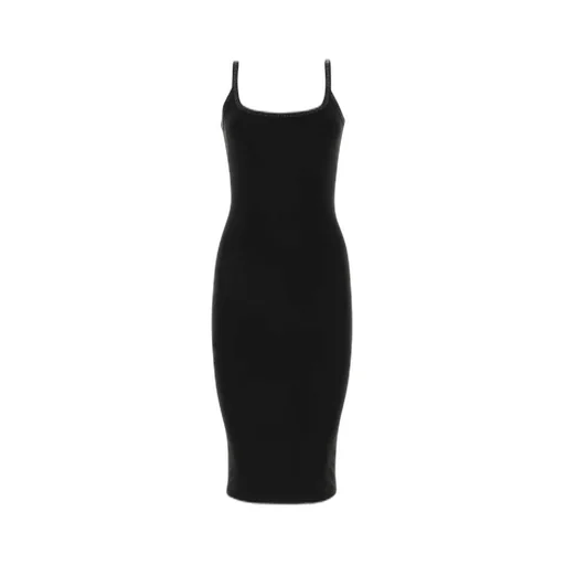 Embellished Scoop Neck Midi Dress