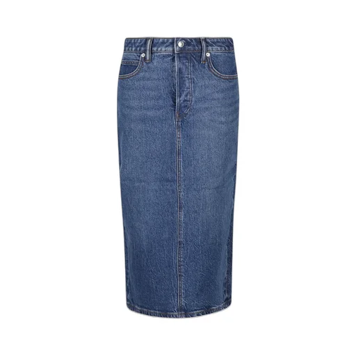 Denim Midi Skirt