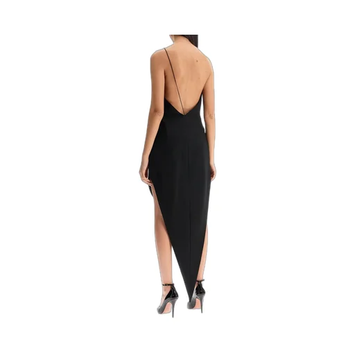 Asymmetric Slit Maxi Dress