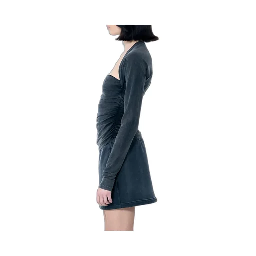 Ruched Square Neck Top