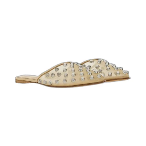Stud Detailed Sheer Sandals