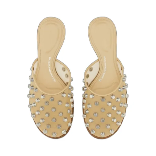 Stud Detailed Sheer Sandals