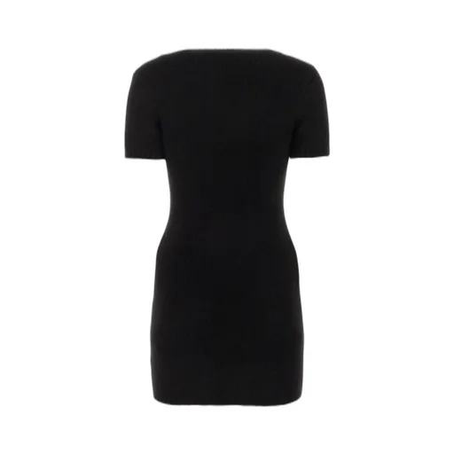 Circle Cut-Out Knit Mini Dress