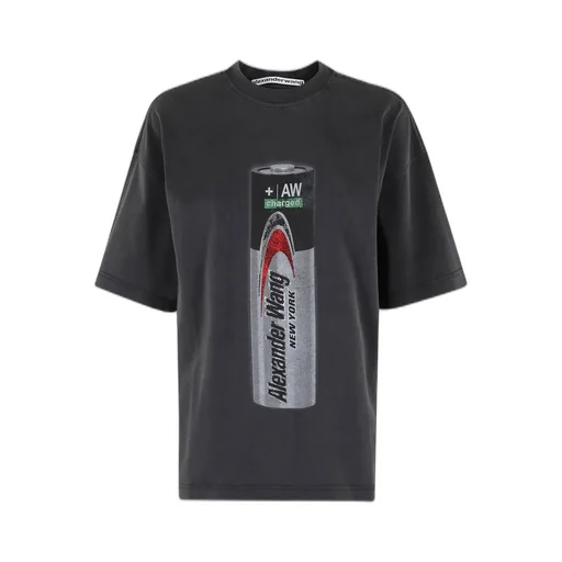 Battery Logo-Print Graphic T-Shirt