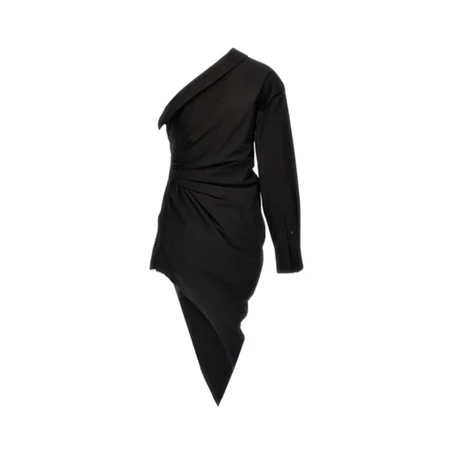 Asymmetric Shirt Dress