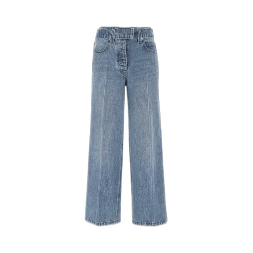 Raver Wide-Leg Belted Jeans