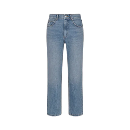 High-Waist Cropped Jeans