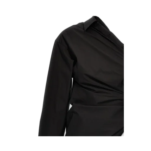 Asymmetric Shirt Dress