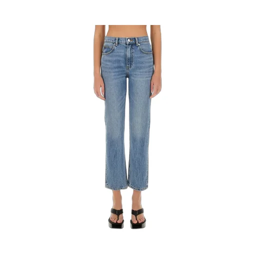 High-Waist Cropped Jeans