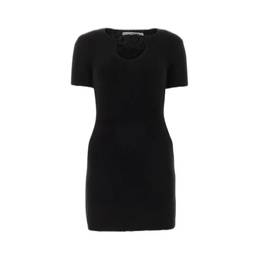 Circle Cut-Out Knit Mini Dress