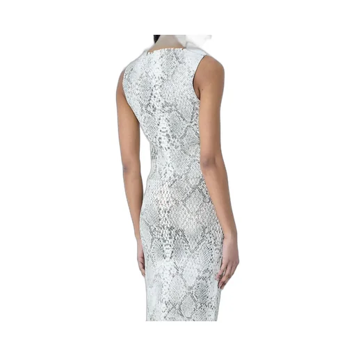 Printed Mock-Neck Tank Top