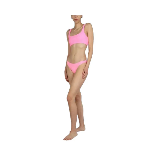 Textured Logo Jersey Bikini Bottom