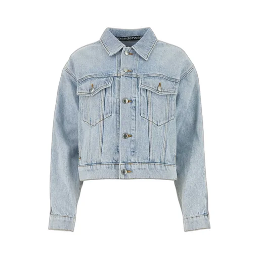 Logo Patch Denim Trucker Jacket