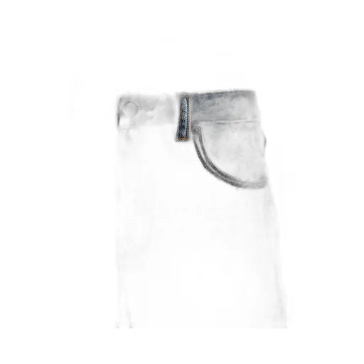 Layered Underwear Straight-Leg Jeans