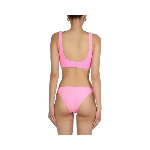 Textured Logo Jersey Bikini Bottom