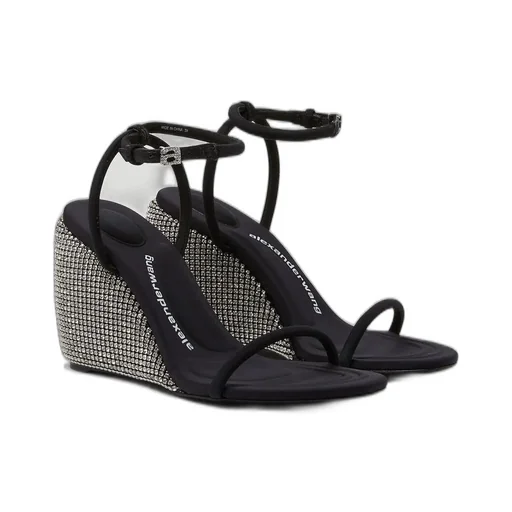 Dahlia Embellished Wedge Sandals