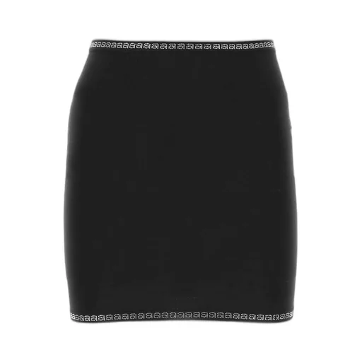 Logo Detailed Straight Hem Skirt