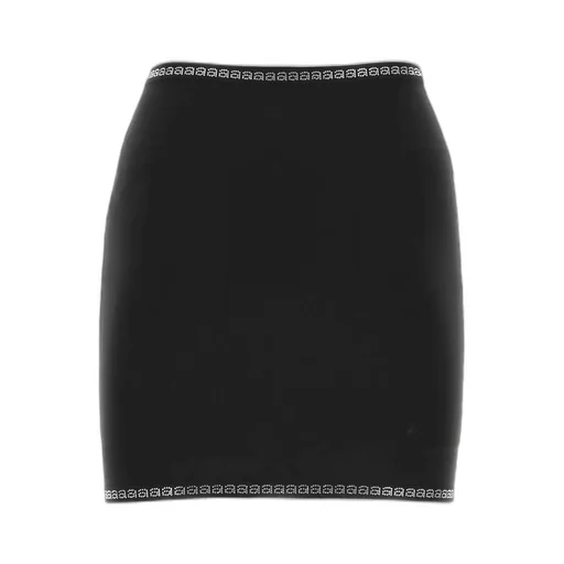 Logo Detailed Straight Hem Skirt