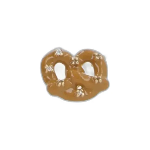 Pretzel Pendant Necklace