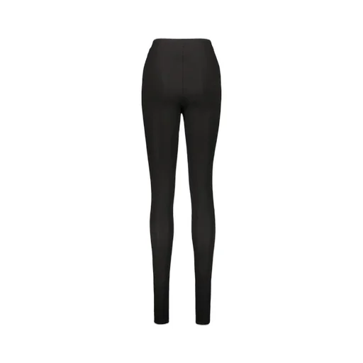 High-Waist Skinny Velvet Leggings