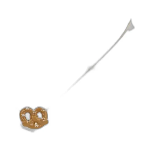 Pretzel Pendant Necklace