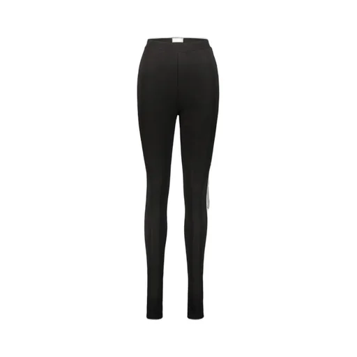 High-Waist Skinny Velvet Leggings