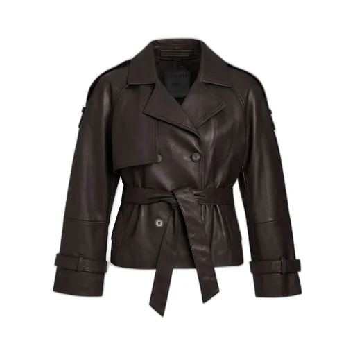Reed Belted Leather Jacket